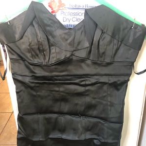 Betsey Johnson Black Strapless Dress 4